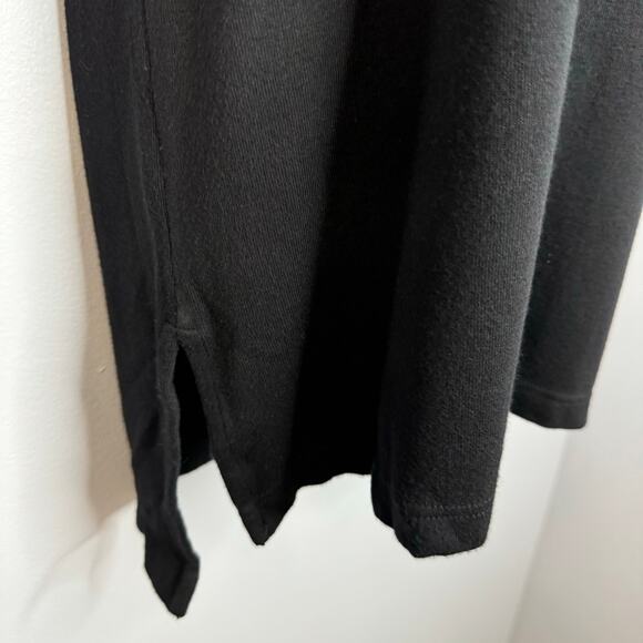 Transit Par Such Cowl-Neck Knit Tunic Sweater Top Black Large - Picture 4 of 11